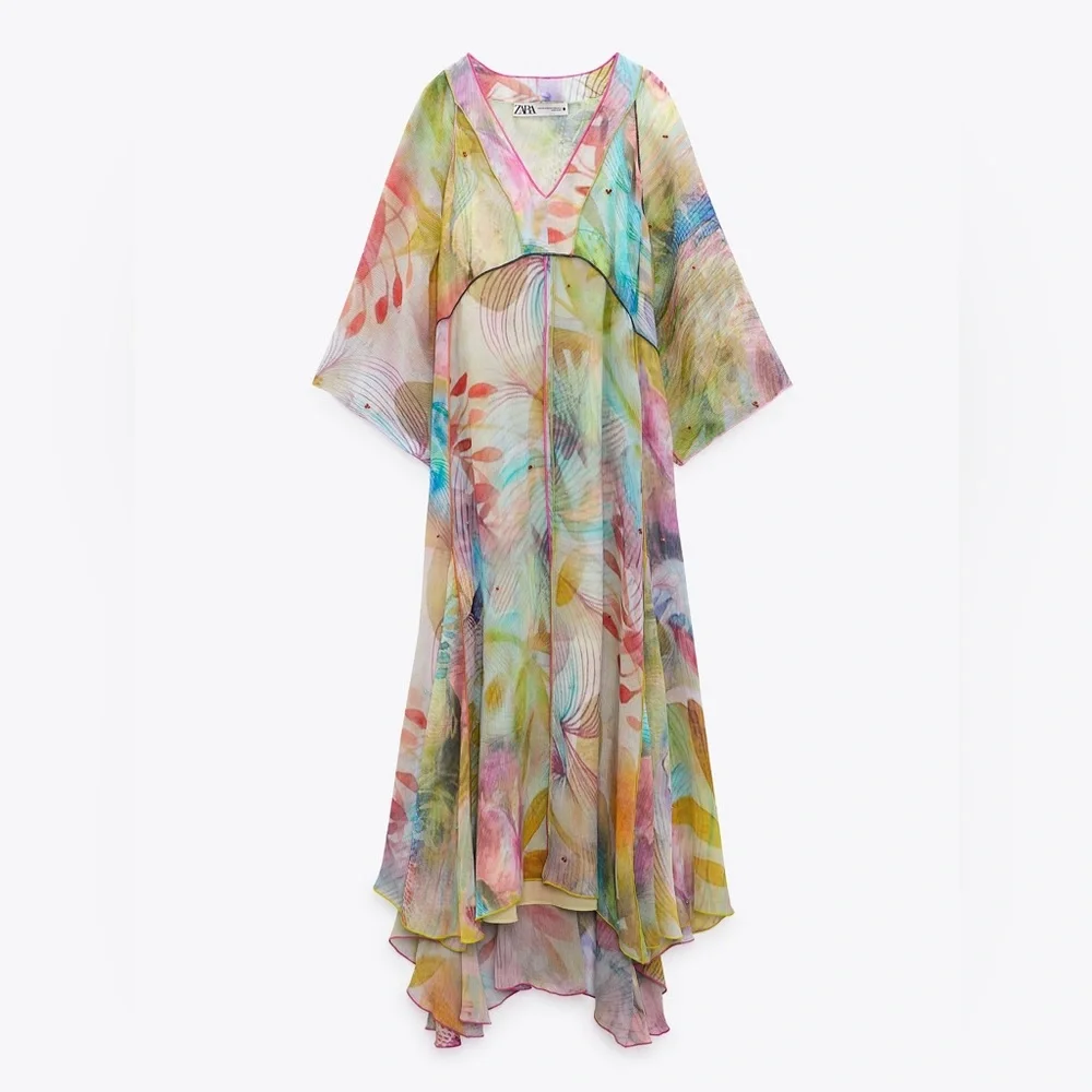 ZARA PRINTED DRESS LIMITED EDITION - Picture 8 of 15